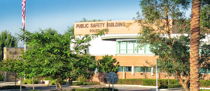 Photo of the Public Safety Building in Moreno Valley