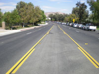 Old-Lake Drive after repaving